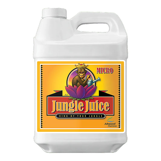 Advanced Nutrients Jungle Juice Micro 10 litre jug, part of the 3-part base nutrient line