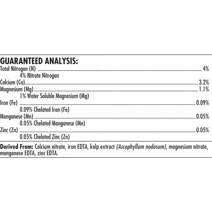 Advanced Nutrients Sensi Cal-Mag Xtra - 1000L Guaranteed Analysis
