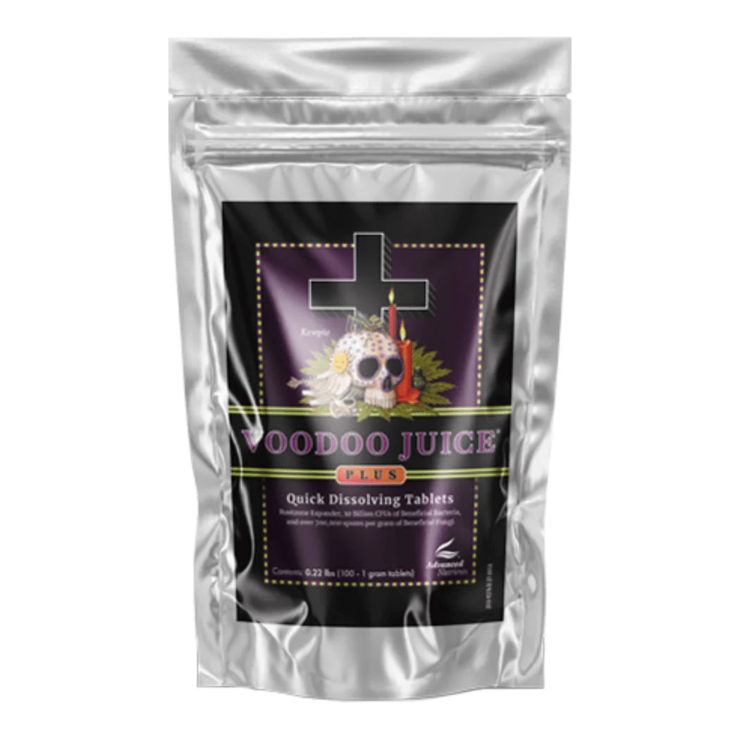 Advanced Nutrients Voodoo Juice Plus quick dissolving root tablets in foil pouch