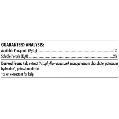 Advanced Nutrients Bud Ignitor guaranteed analysis