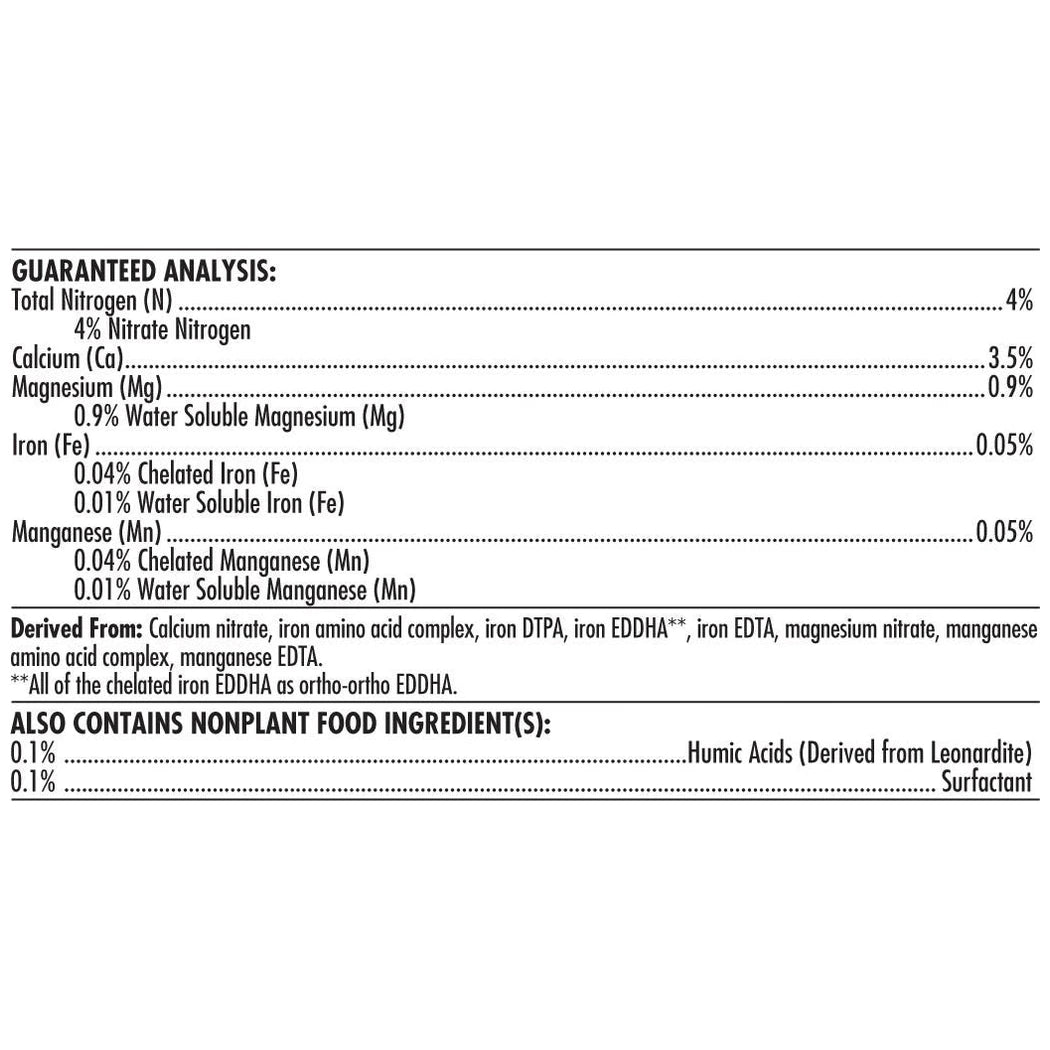 Advanced Nutrients  - ph Perfect - Connoisseur Grow - Part A guaranteed analysis