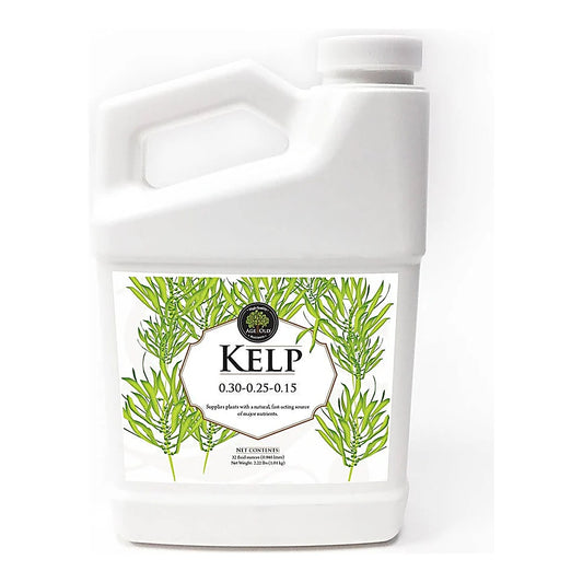 Age Old Kelp 0.30-0.25-0.15 liquid Ascophyllum seaweed fertilizer, 32 oz bottle