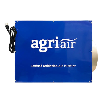 Agriair 1000 - with 14 in IO Generator, filters, and Variable Speed Blower - front panel with power cord