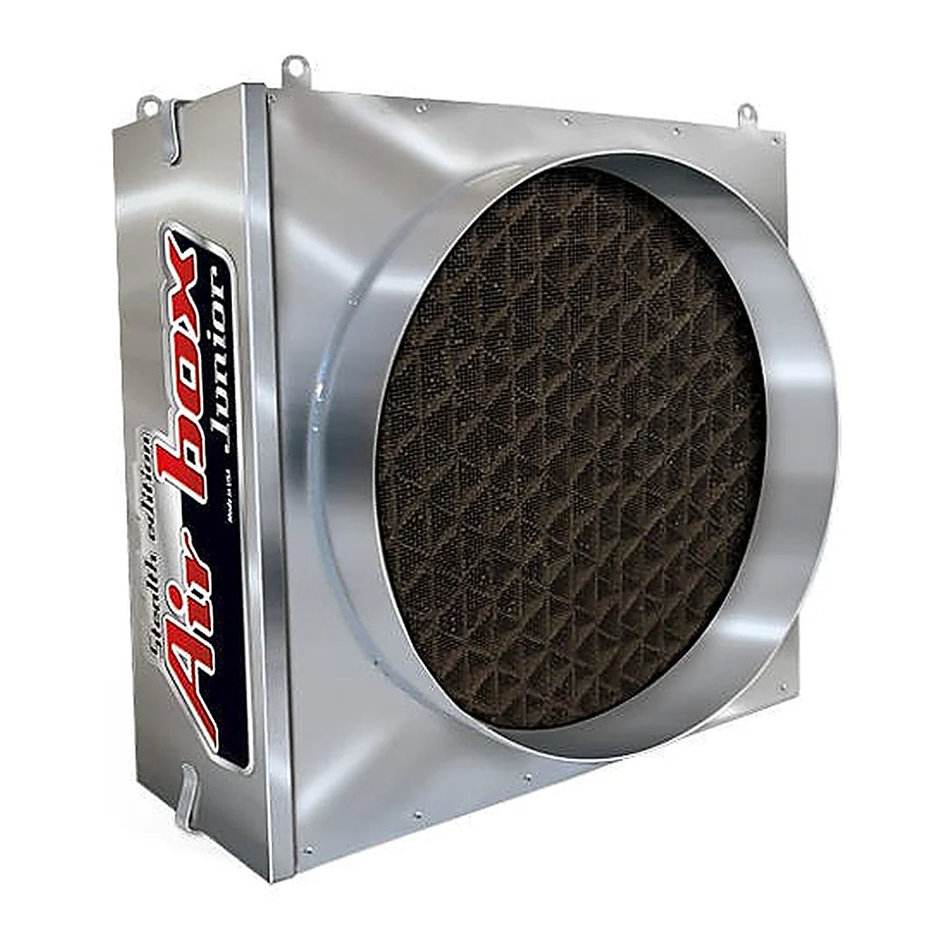 Air Box Junior exhaust duct filter with coco odour control media and round duct collar