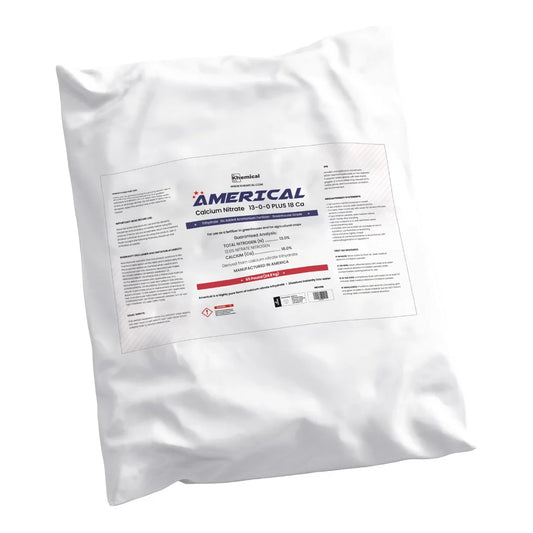 Americal calcium nitrate trihydrate 13-0-0 plus 18 Ca, 50 lb bag