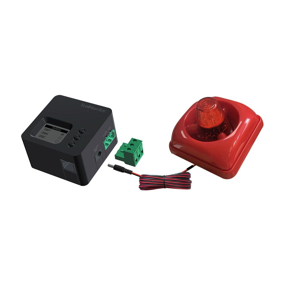 TrolMaster Carbon-X CO2 Alarm Station (audio/visual) with cable set (AS-1)