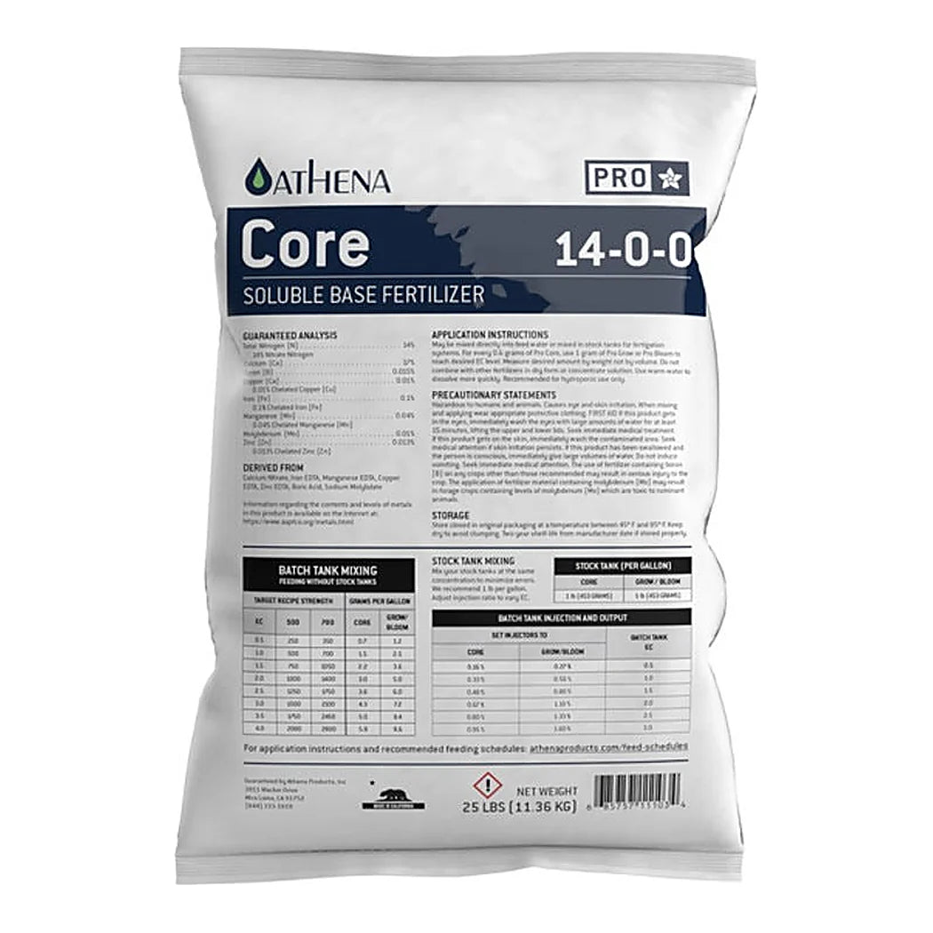 Athena Pro - Core 14-0-0 - Pro Core 14-0-0, 25 lb bag