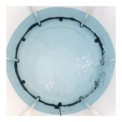 FlexiTank Pro top-down view of the open reservoir and frame ring