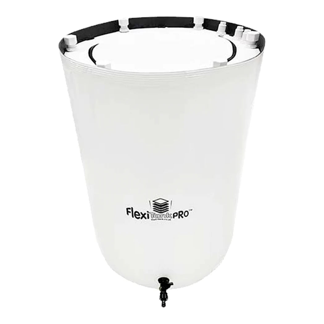 AutoPot FlexiTank Pro white light-tight collapsible reservoir with outlet tap