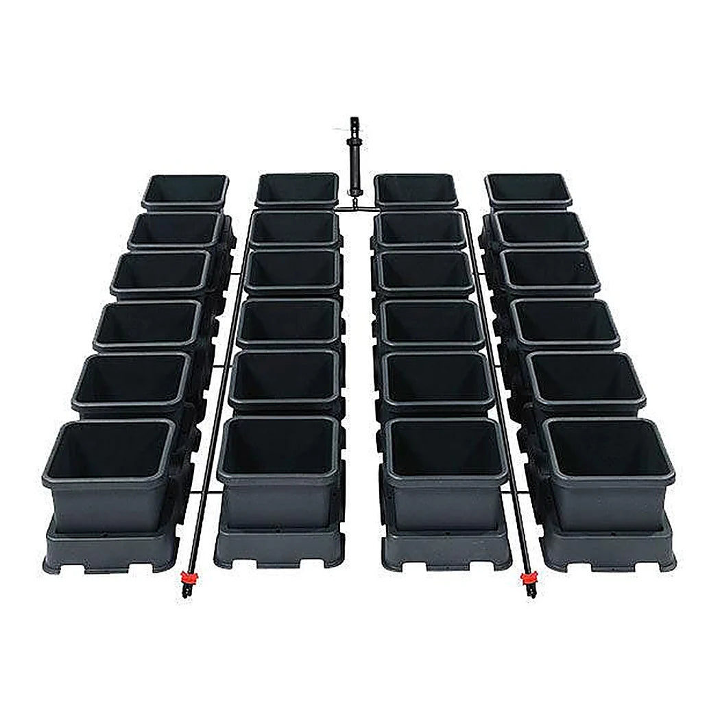 AutoPot easy2grow 24 pot trays and feed line