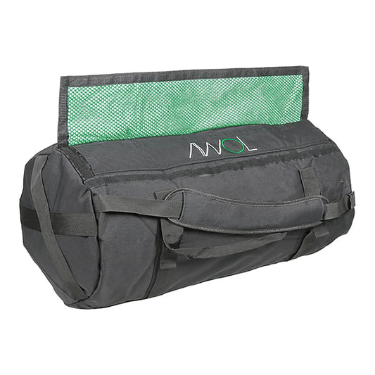 AWOL XL duffel bag with the lid open