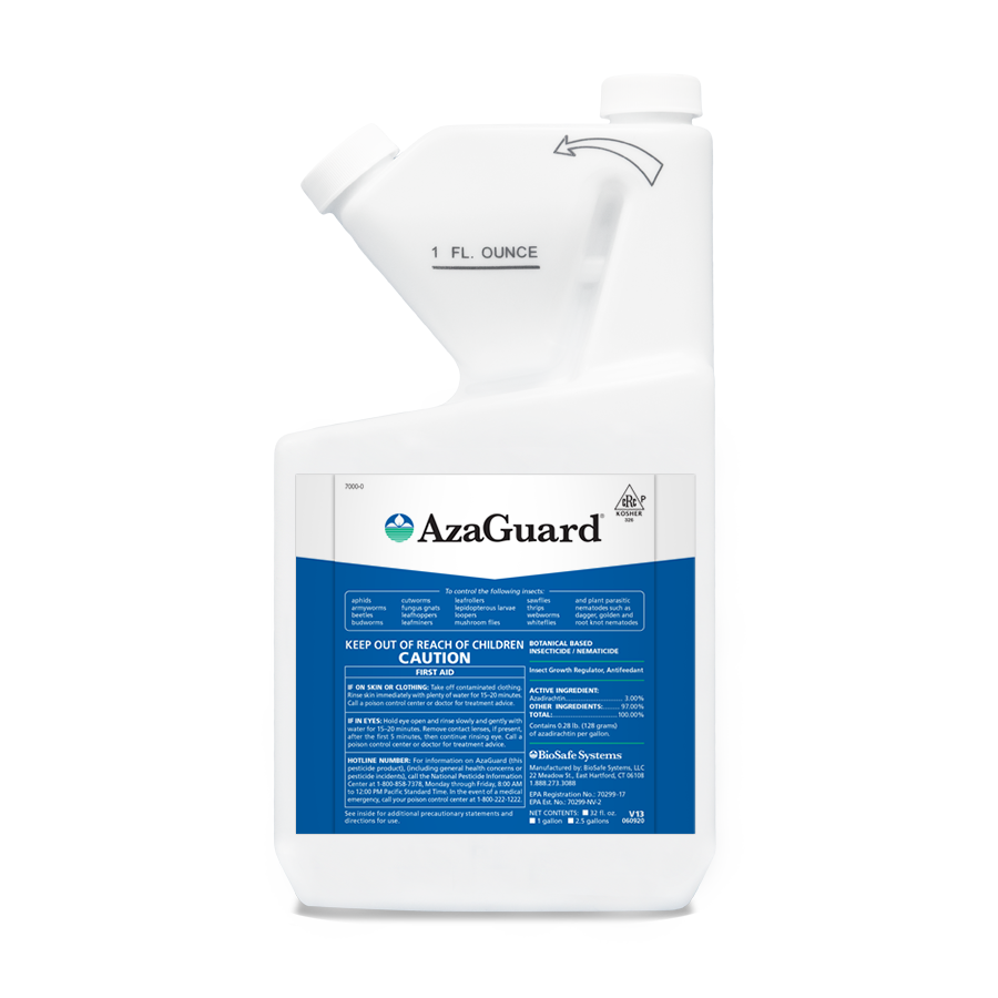 AzaGuard Botanical Insecticide & Nematicide | BioSafe Systems ...