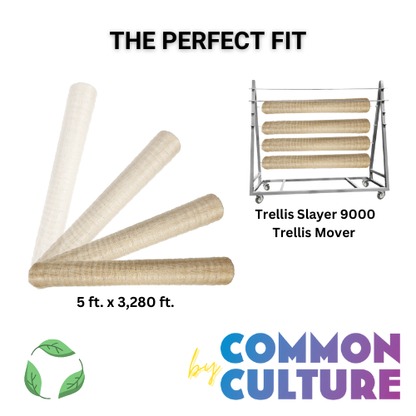 Common Culture Bio Trellis Netting Bulk Roll 5 Ft X 3