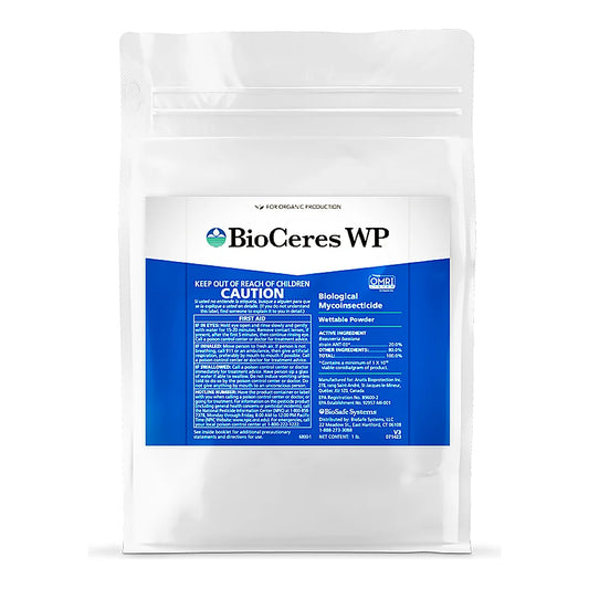 BioSafe Systems BioCeres WP bio-insecticide, 1 lb pouch