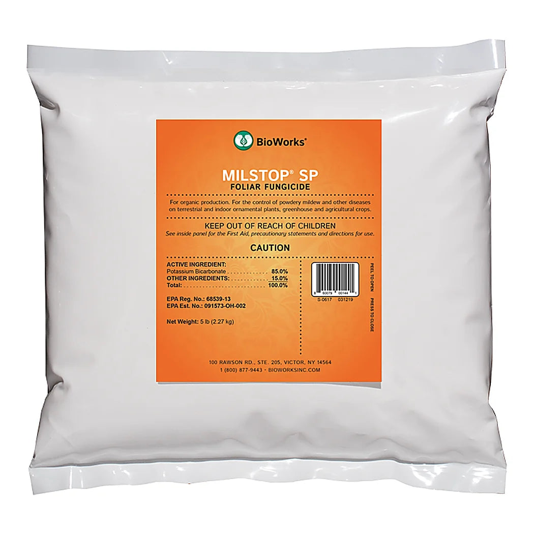 BioWorks MilStop SP Broad Spectrum Foliar Fungicide - 5 pound bag - MilStop SP 5 lb bag