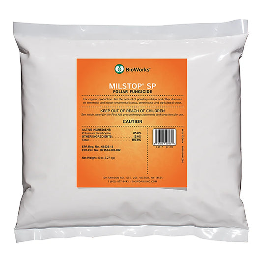 BioWorks MilStop SP Broad Spectrum Foliar Fungicide - 5 pound bag - MilStop SP 5 lb bag