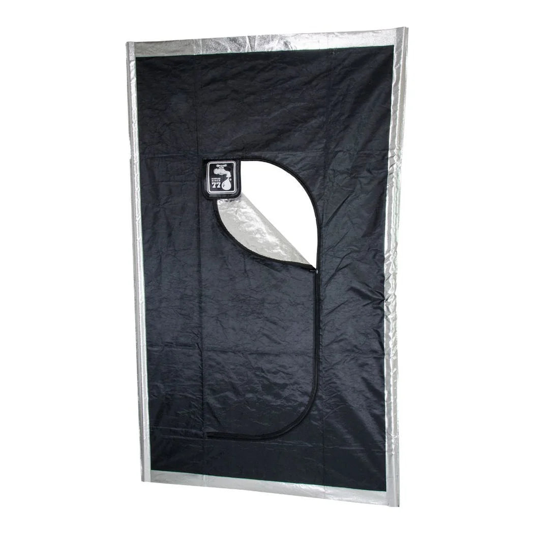 Black Hatch Zipper Door - zipper door, port open