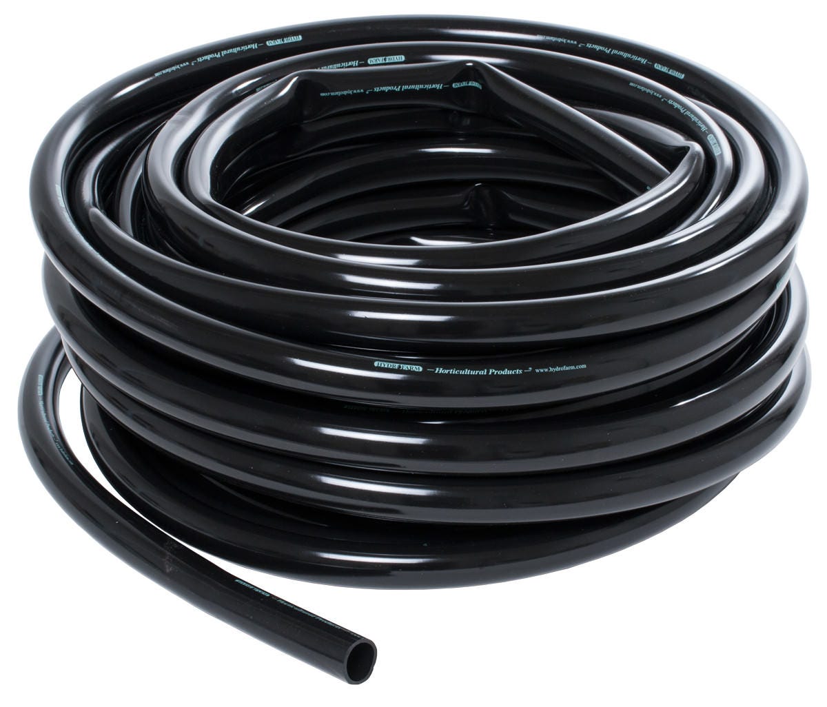 Hydro Flow Vinyl Tubing Black 1 in ID - 1.25 in OD 50 ft Roll