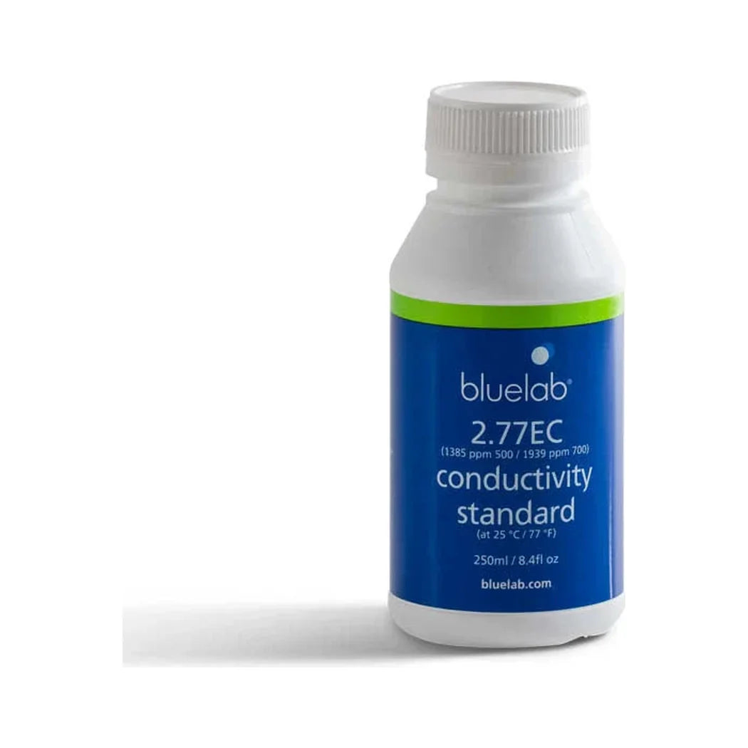 Bluelab 2.77 EC conductivity standard calibration solution, 250 ml bottle