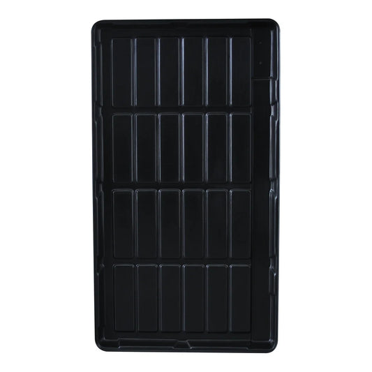 Botanicare 2 ft x 4 ft rack tray - top view showing drain channels
