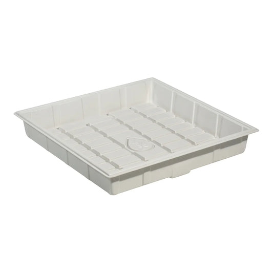 Botanicare ID white 3 ft x 3 ft grow tray with moulded drainage channels