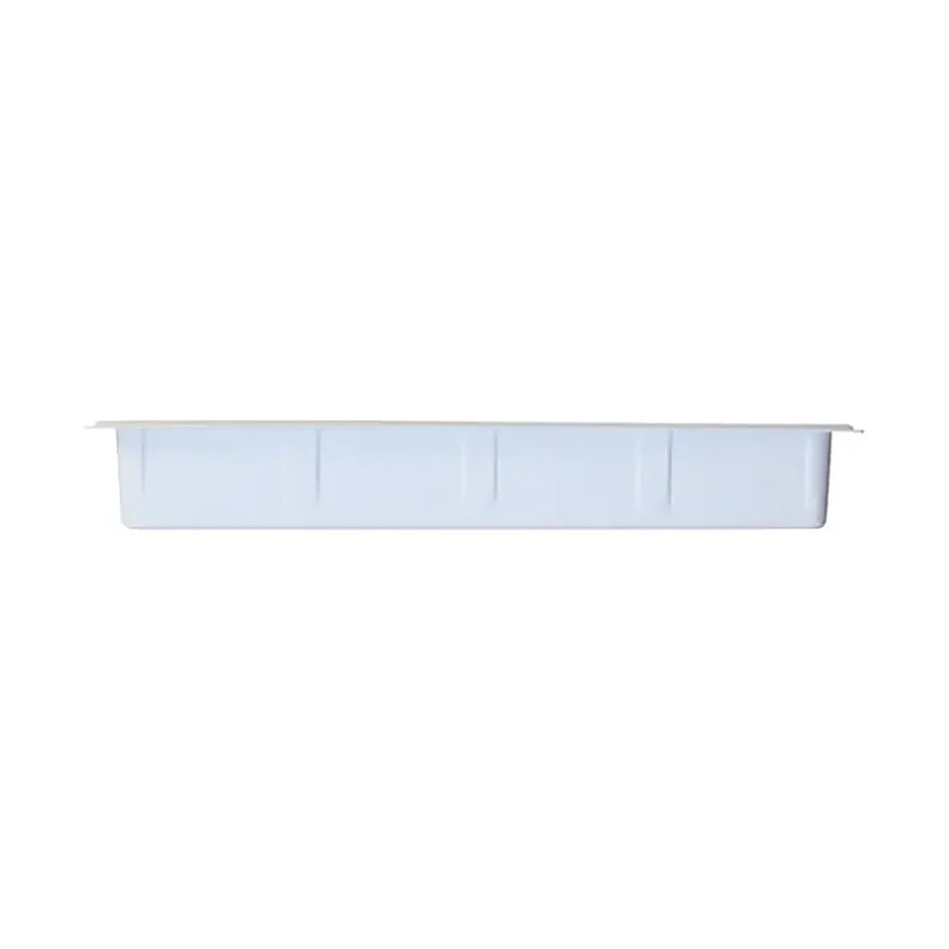 Botanicare ID White 4ft x 4ft Grow Tray | 7in Sidewall, 52 Gallon - tray, side profile