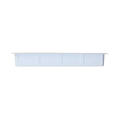 Botanicare ID White 4ft x 4ft Grow Tray | 7in Sidewall, 52 Gallon - tray, side profile
