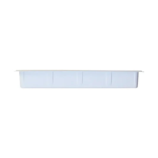 Botanicare ID White 4ft x 4ft Grow Tray | 7in Sidewall, 52 Gallon - tray, side profile