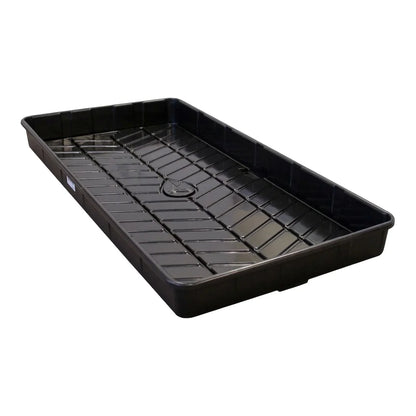 Botanicare OD black flood tray, 3 ft x 6 ft, angled view