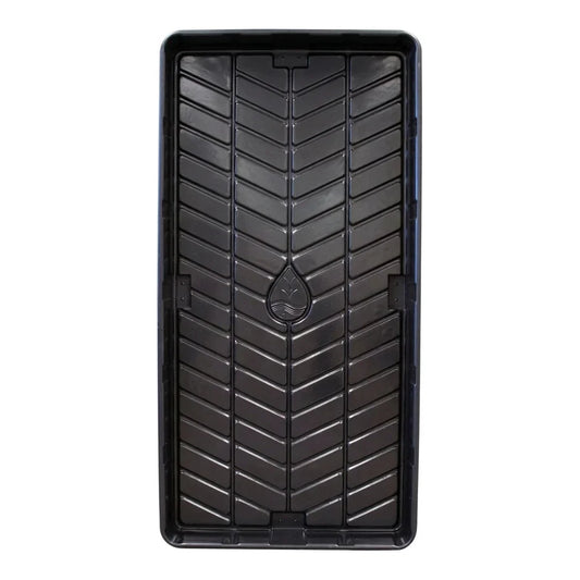 Botanicare OD Black Tray 3ft x 6ft | 36in x 72in Outside, 56 Gallon - OD black tray 3 ft x 6 ft, top view