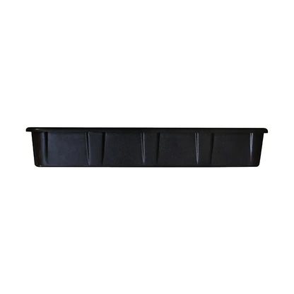 Botanicare OD Black Tray 4ft x 4ft | Fits a 4x4 Tent, 6in, 50 Gallon - tray, side profile