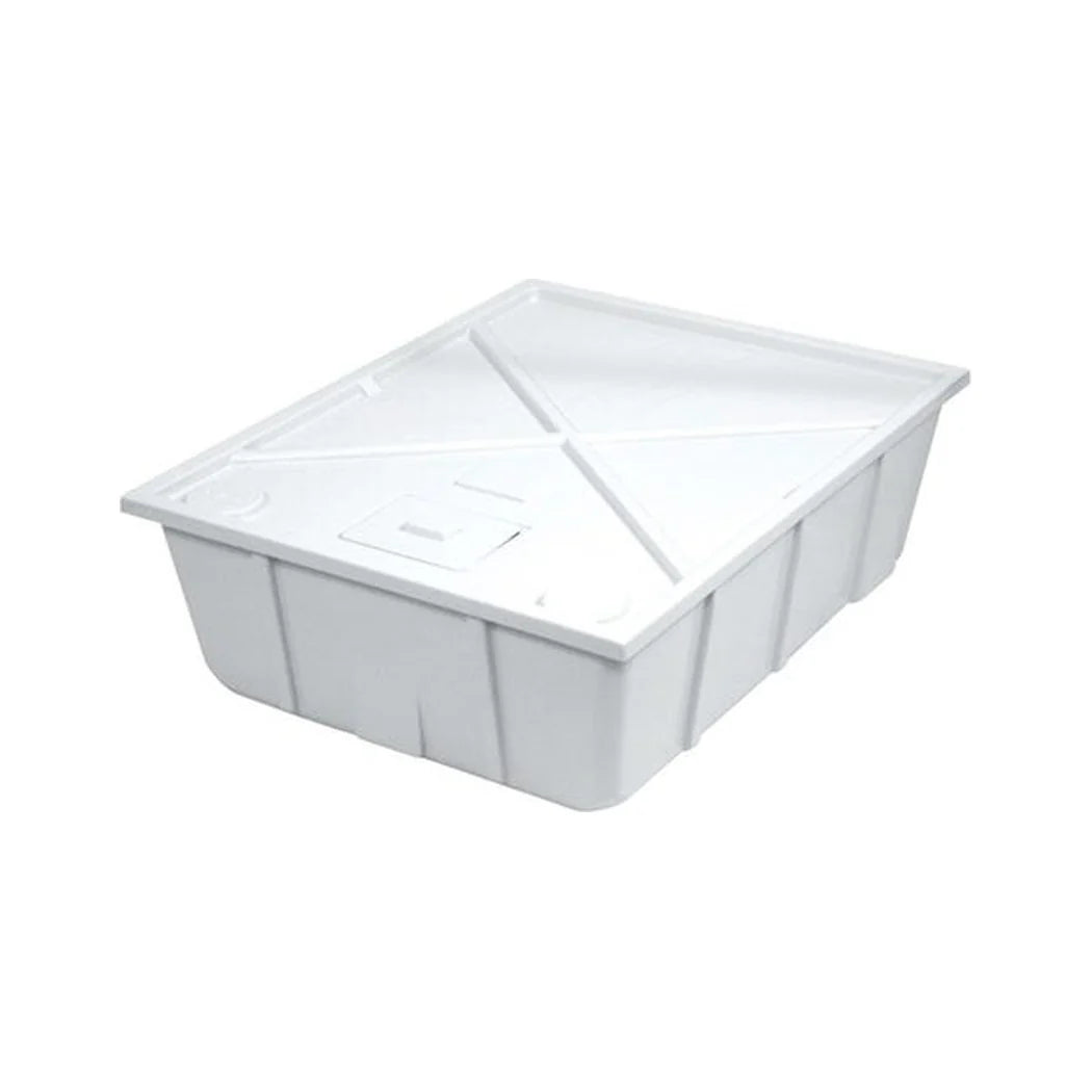 Botanicare 40 gallon white reservoir bottom with lid fitted