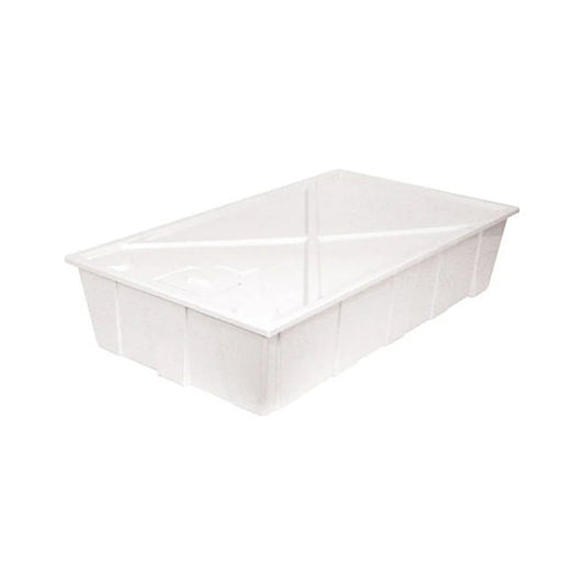 Botanicare 70 gallon white reservoir bottom with lid fitted