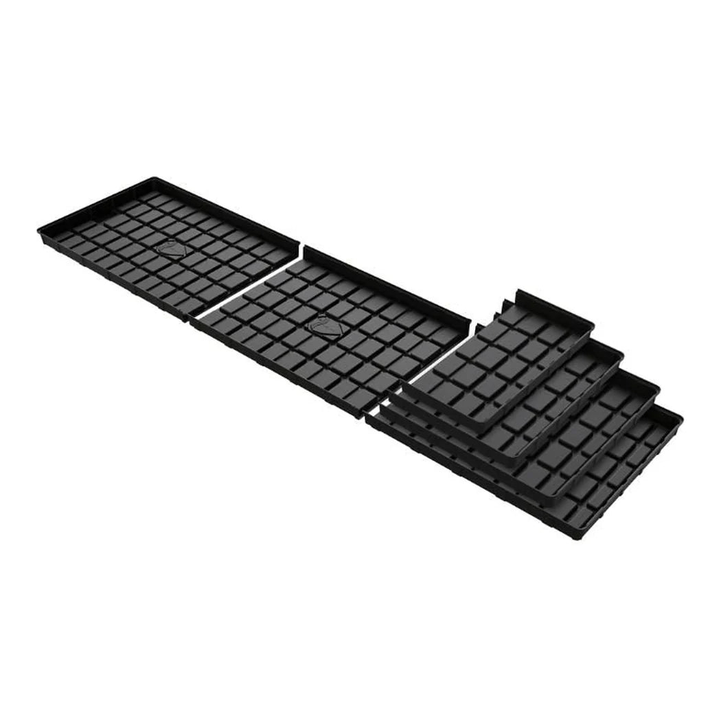 Botanicare Slide Bench Trilock trays showing the interlocking tray sections