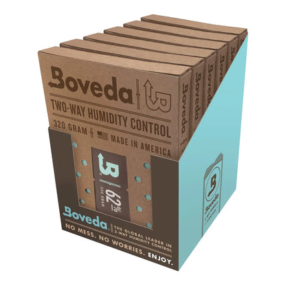 Boveda 62% 320 gram retail display carton