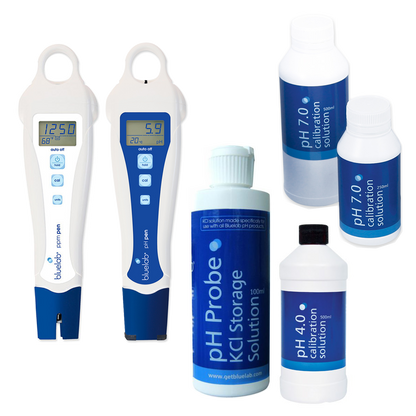 Bluelab pH + PPM Complete Starter Kit with Storage + Calibration Solution