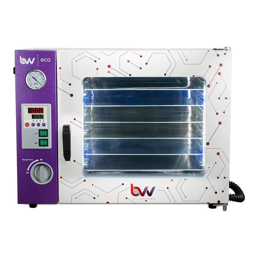 1.9CF ECO Vacuum Oven - 4 Wall Heating, LED display, LED's - 5 Shelves Standard - 1.9CF ECO vacuum oven, front