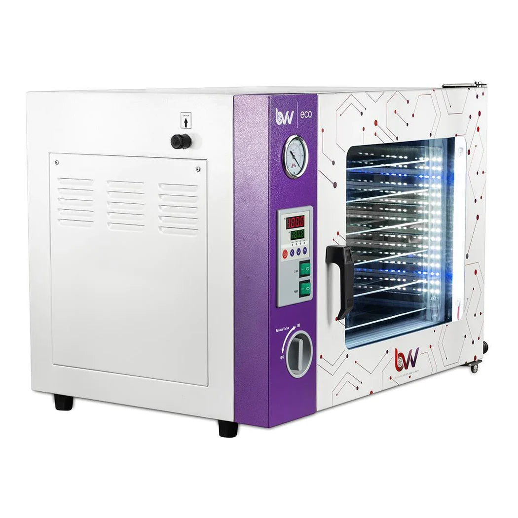 1.9CF ECO Vacuum Oven - 4 Wall Heating, LED display, LED's - 5 Shelves Standard - vacuum oven, side