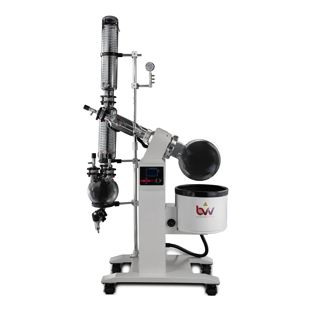 20L BVV ECO Rotary Evaporator - full assembly with condenser