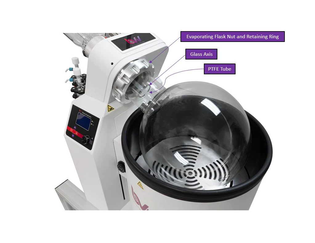 20L Neocision ETL Lab Certified Rotary Evaporator Glass Labeled
