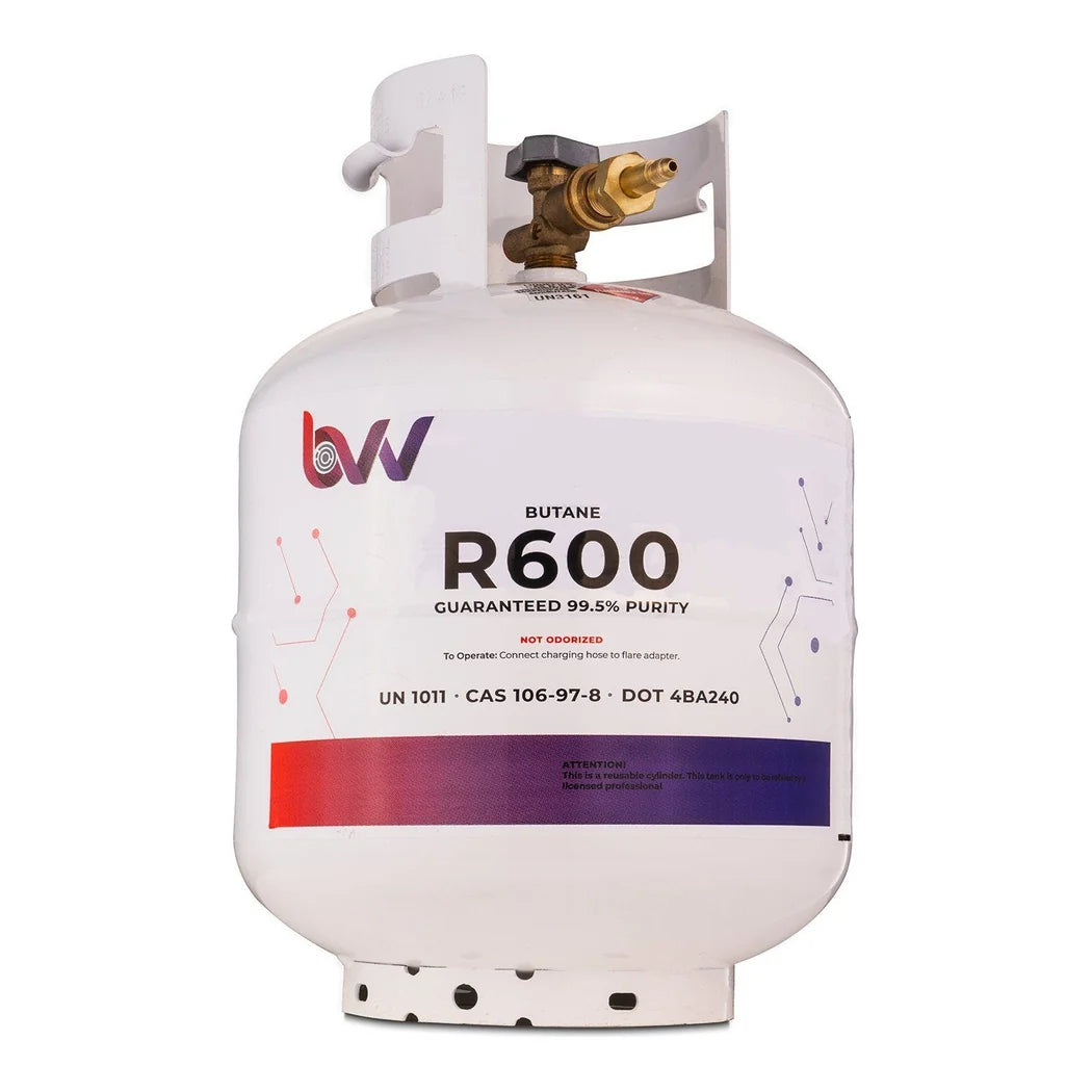BVV 20LB N-BUTANE R600 Lot Analysis 99.83%, 99.5% Guaranteed High Purity USA - 20 lb N-butane R600 cylinder