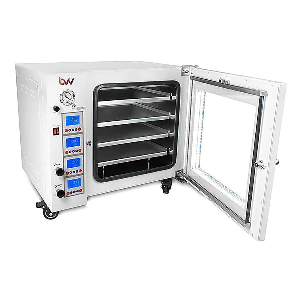 3.2CF BVV Neocision ETL Lab Certified Vacuum Oven - 3.2 cu ft vacuum oven, angled, open door