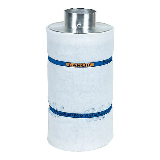 Can-Lite 4 inch 250 CFM activated carbon filter with pre-filter fitted