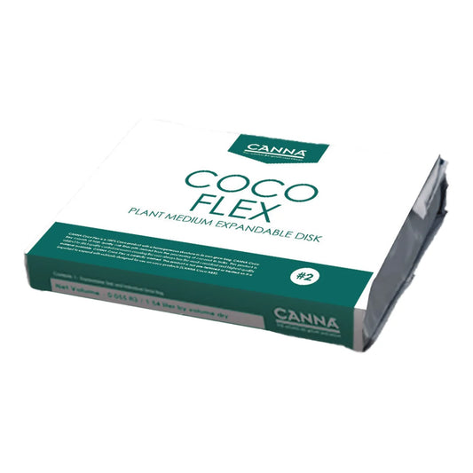 CANNA Coco Flex #2 compressed coco disk before expansion, 1.54 L dry volume
