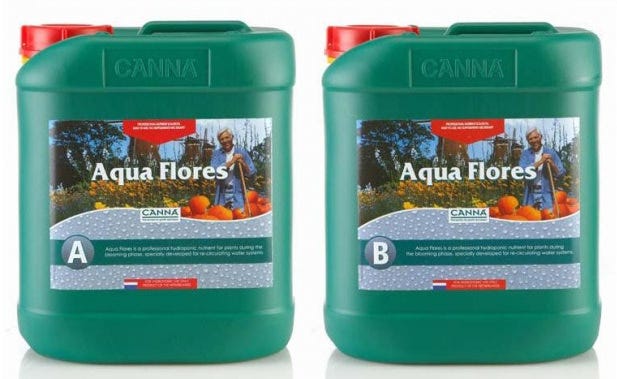 CANNA Aqua - Flores A & B  5L