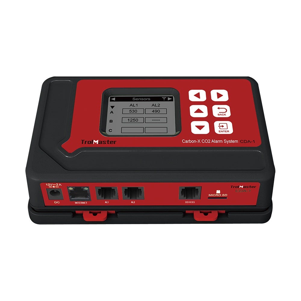 TrolMaster Carbon-X CO2 Alarm System (CDA-1) Controller with cable set