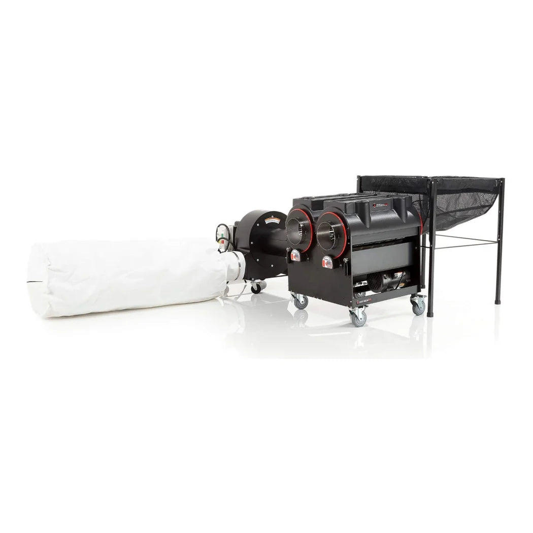 CenturionPro Gladiator Hybrid (Wet & Dry) Trimmer - Gladiator Hybrid trimmer with conveyor and tumbler