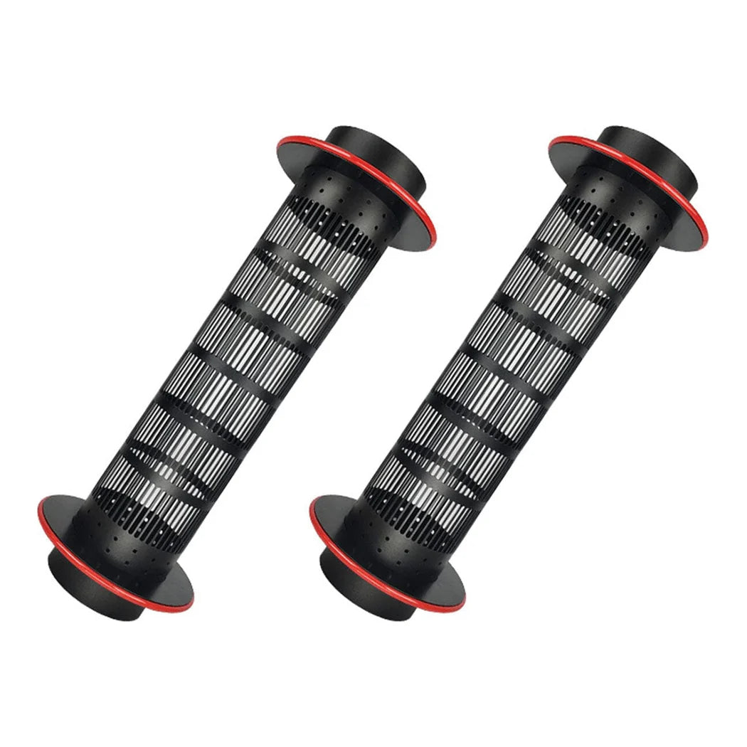 CenturionPro Quantanium tumbler, end view showing the perforated drum