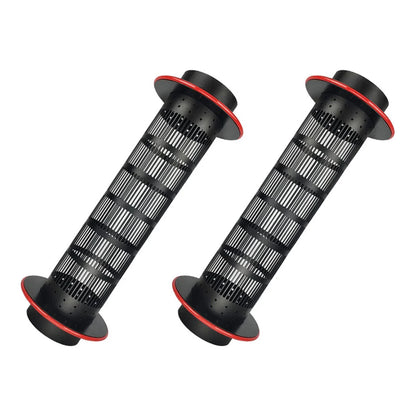 CenturionPro Quantanium tumbler, end view showing the perforated drum