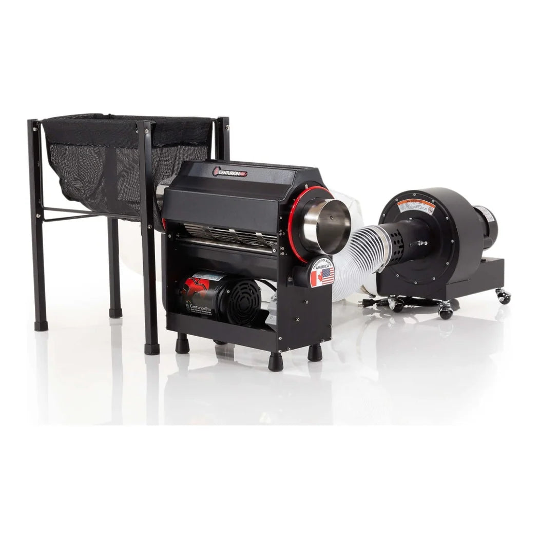 CenturionPro TableTop Hybrid (Wet & Dry) Trimmer - TableTop Hybrid trimmer with conveyor and tumbler